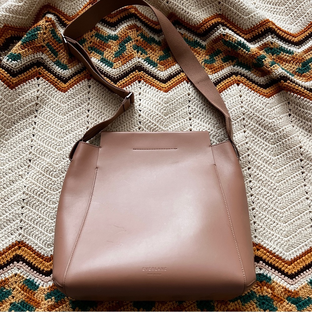 Everlane Form Bag Tan Beige Shoulder Computer Bag - Picture 6 of 9